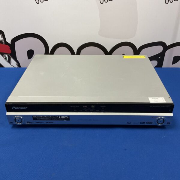 Silver Pioneer DVR-940HX DVD recorder front view.