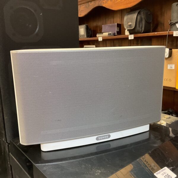 Front view of a used Sonos Play 5 wireless speaker.