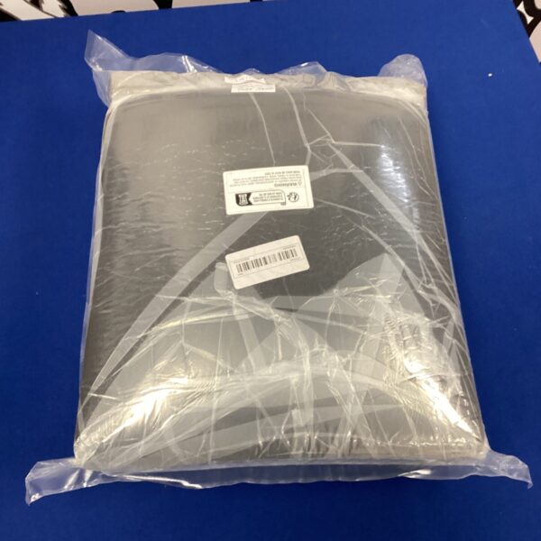 Stack of grey soundproofing panels for noise reduction.
