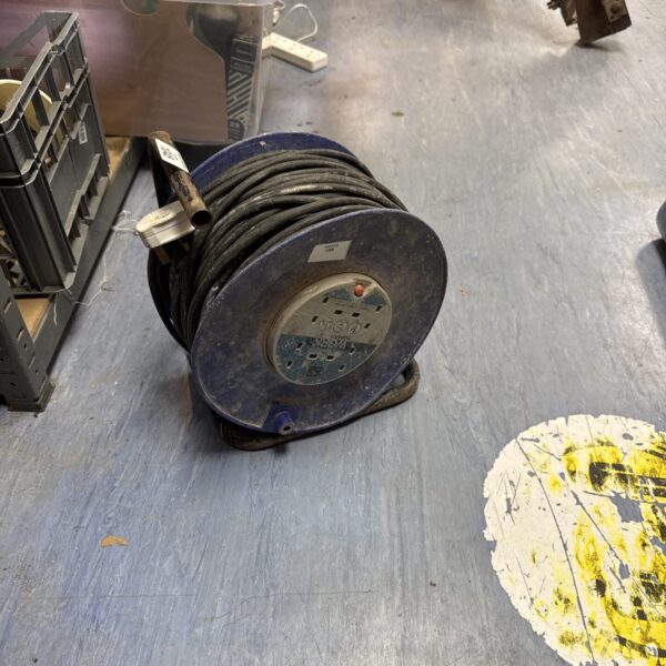 Work Power 50m extension reel for cable management.