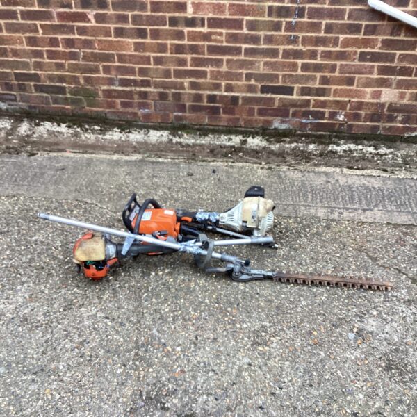 Used Stihl garden tool requiring repair and restoration.
