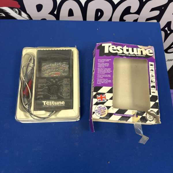 Vintage Gunsons Testune analogue multimeter in used condition.