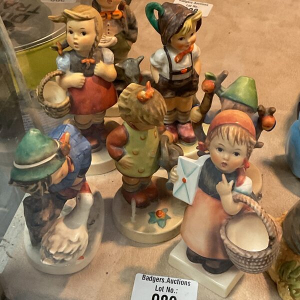 Vintage Hummel Goebel figures collection, porcelain figurines.