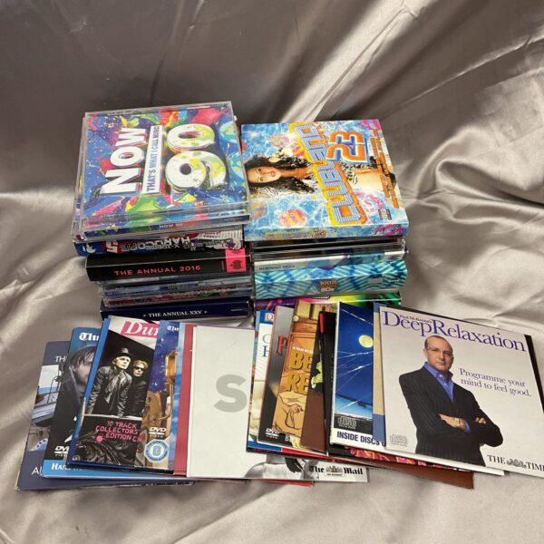 Compilation music CDs from the early 2000s, including Now That's What I Call Music.