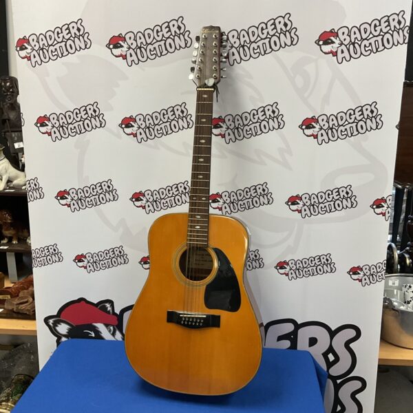 Vintage Kimbara 12-string acoustic guitar in good condition.