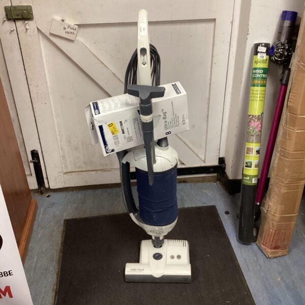 Sebo Felix vacuum cleaner in a domestic setting.