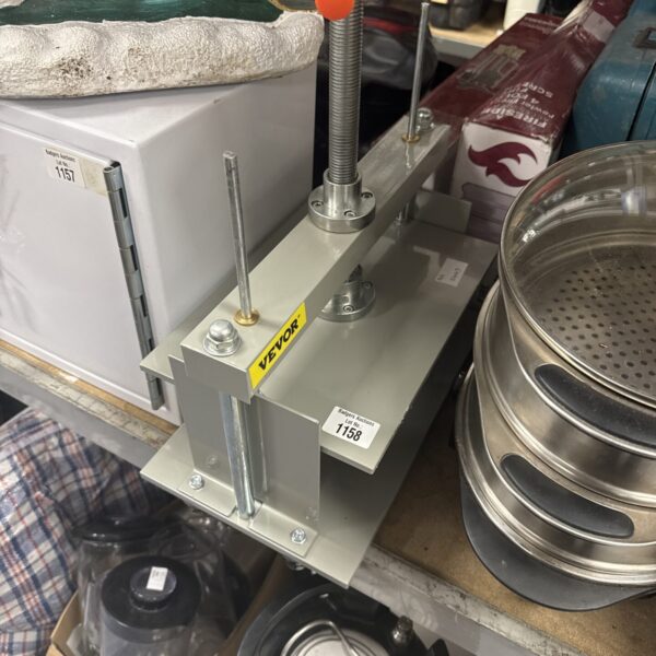 Vevor book binding press for crafting and bookbinding projects.