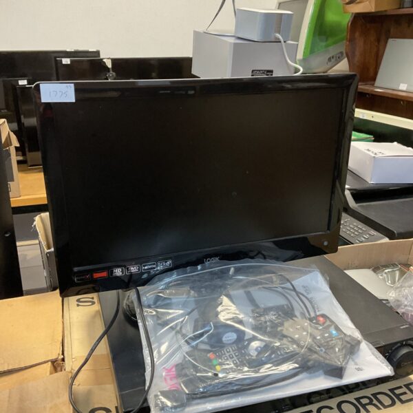 Black Logik 19 inch HD ready television in used condition.
