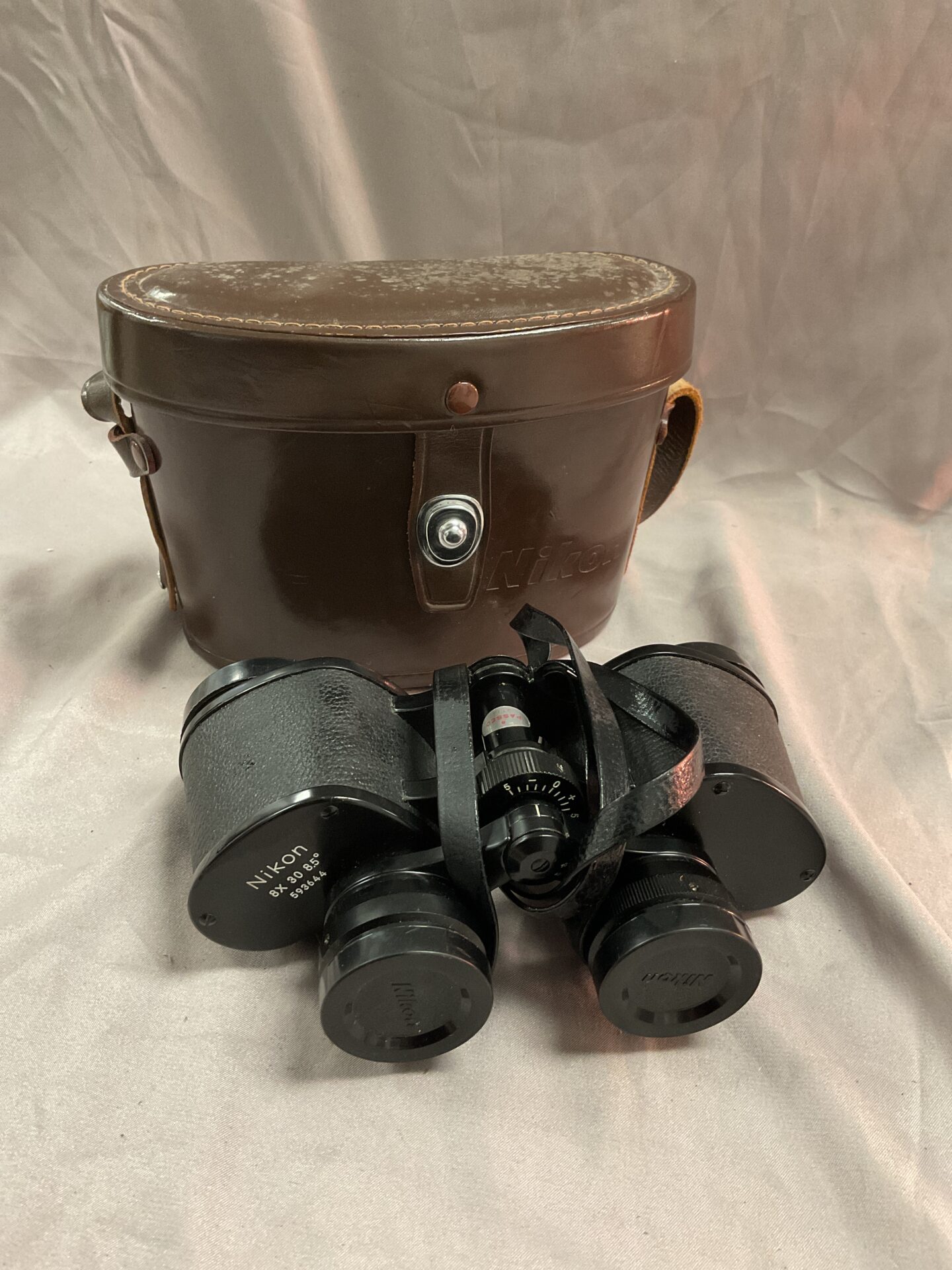 966 Pair of Nikon 8x 30 binoculars in case