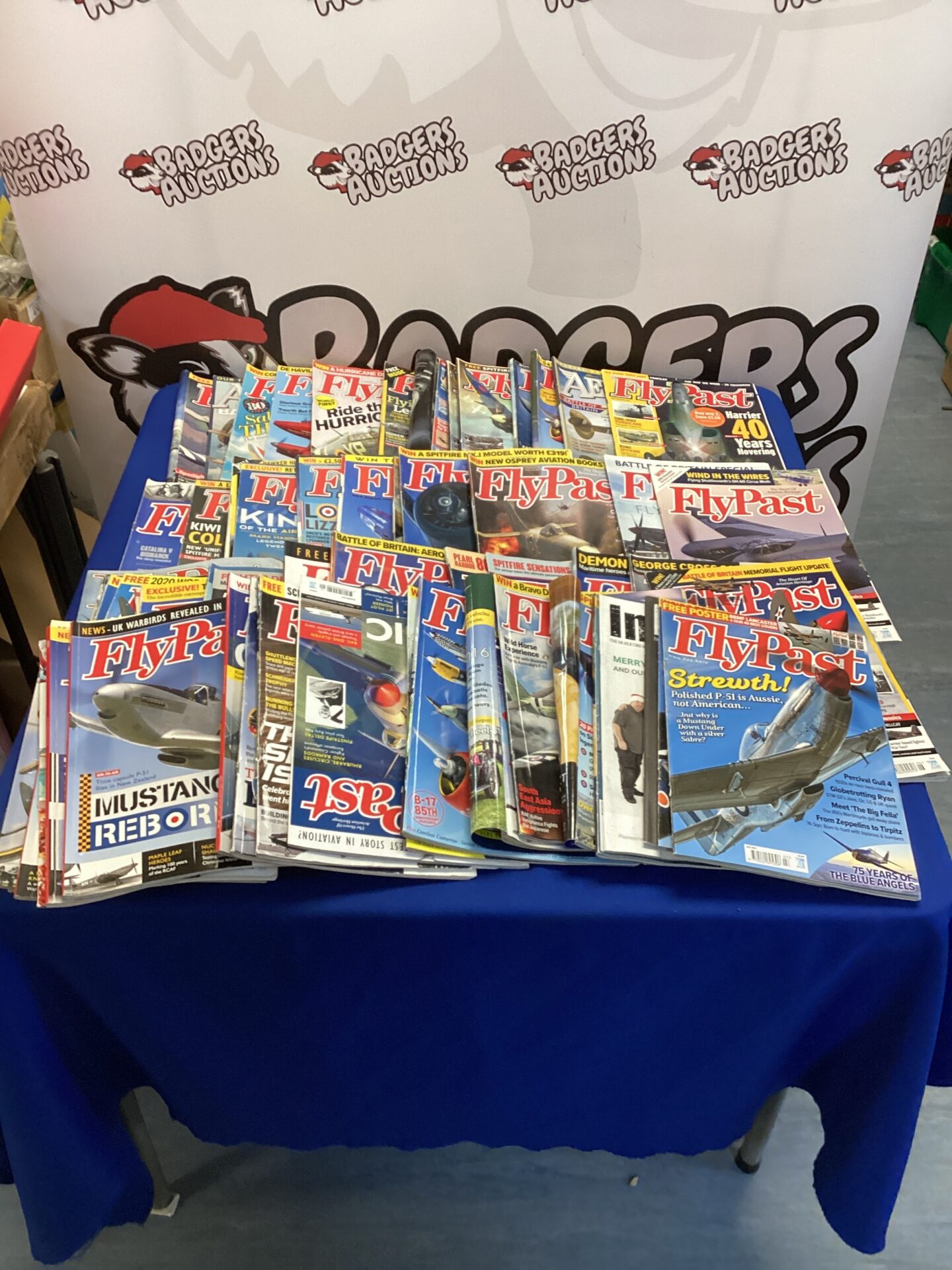 583 Large collection of fly past magazines