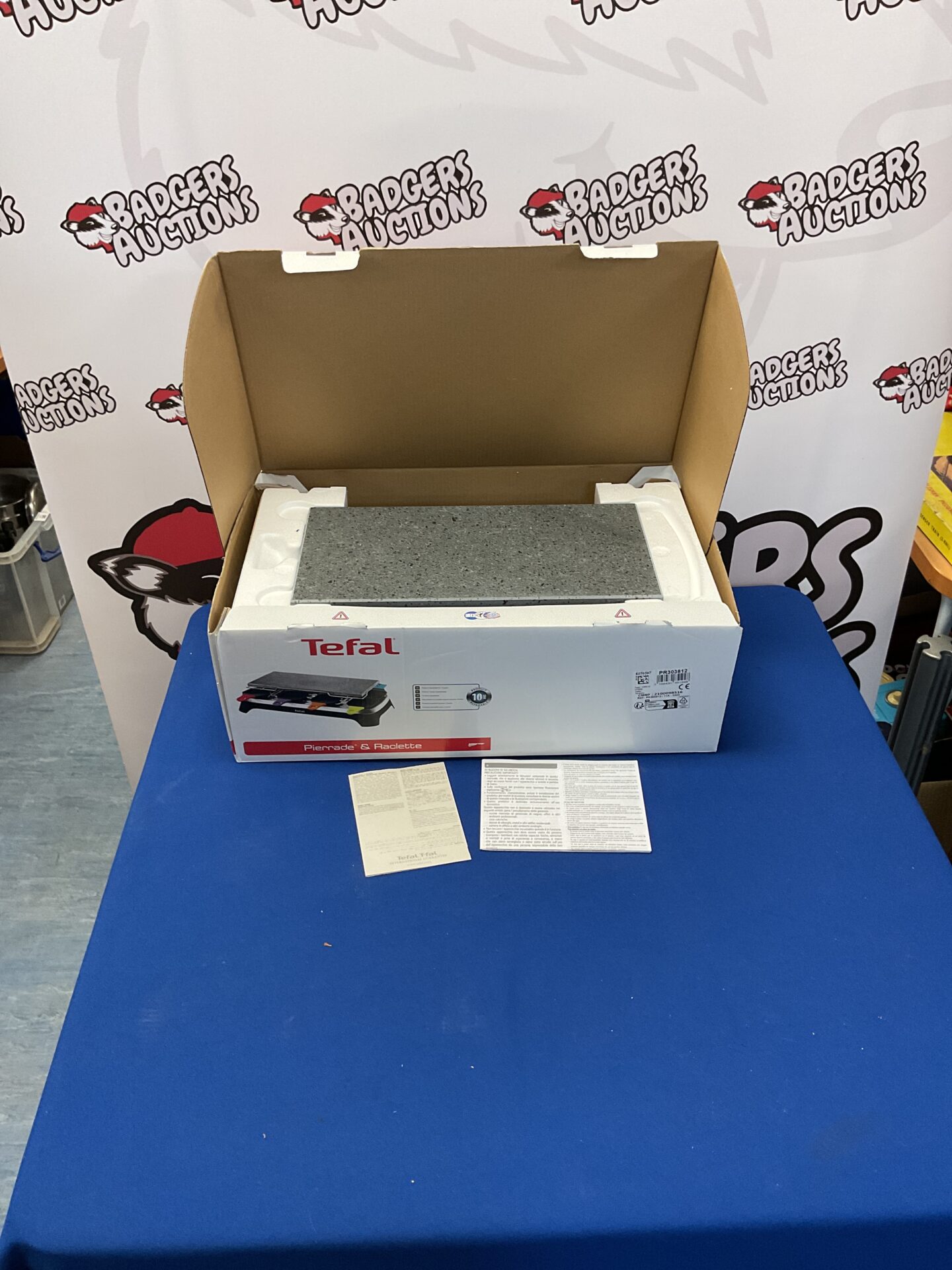 500 Tefal pierrade & raclette grill, appears new