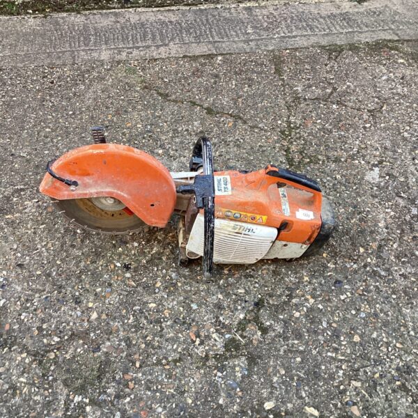 Used Stihl TS400 disc cutter for concrete and asphalt cutting.