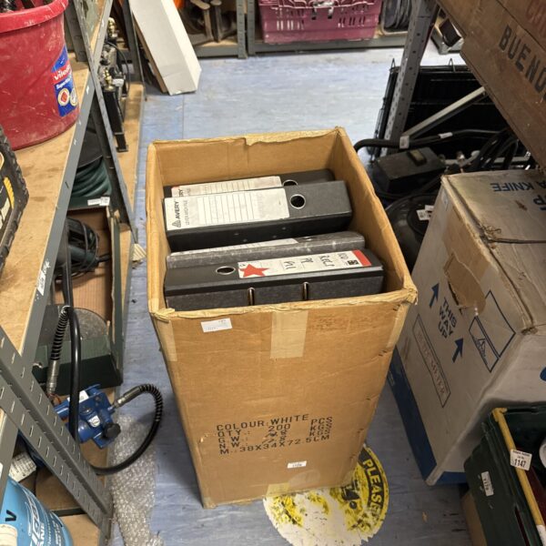 Large lot of lever arch files for document storage.
