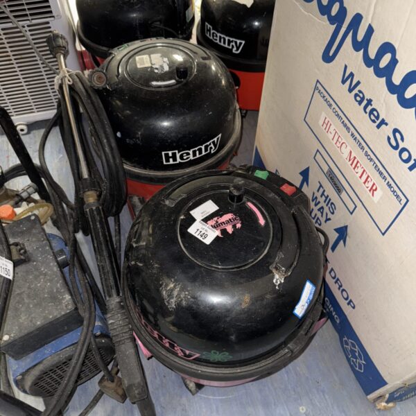 Red Henry Hoover body for restoration or parts.