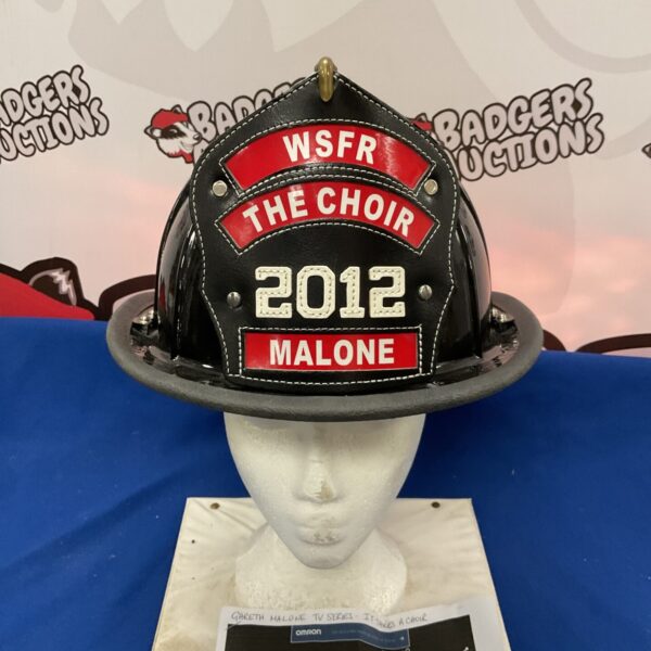WSFR fire helmet featured in It Takes a Choir TV series.