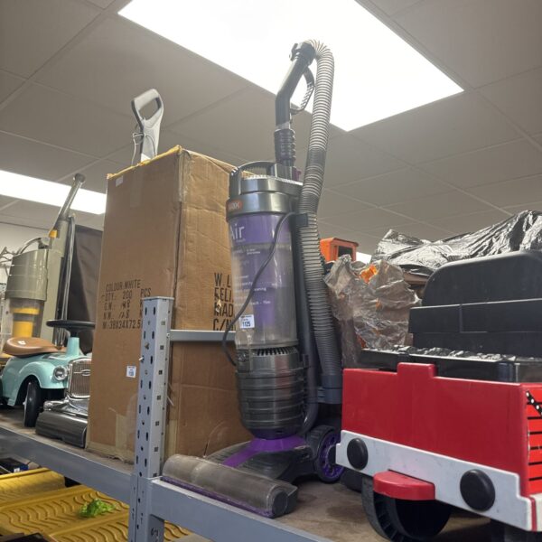 Used Vax Air Reach upright cylinder hoover for cleaning.