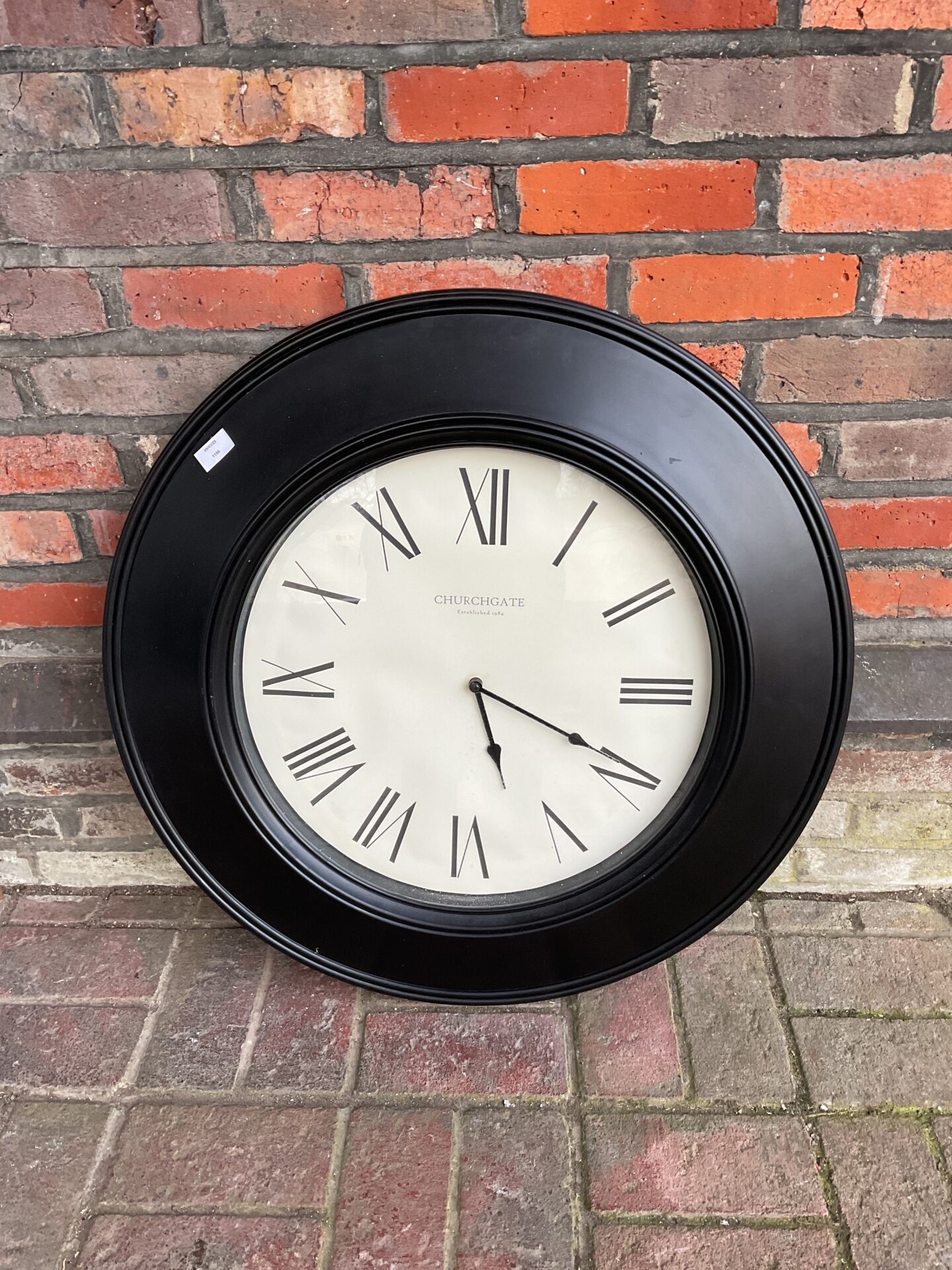 822 Large churchgate wall clock