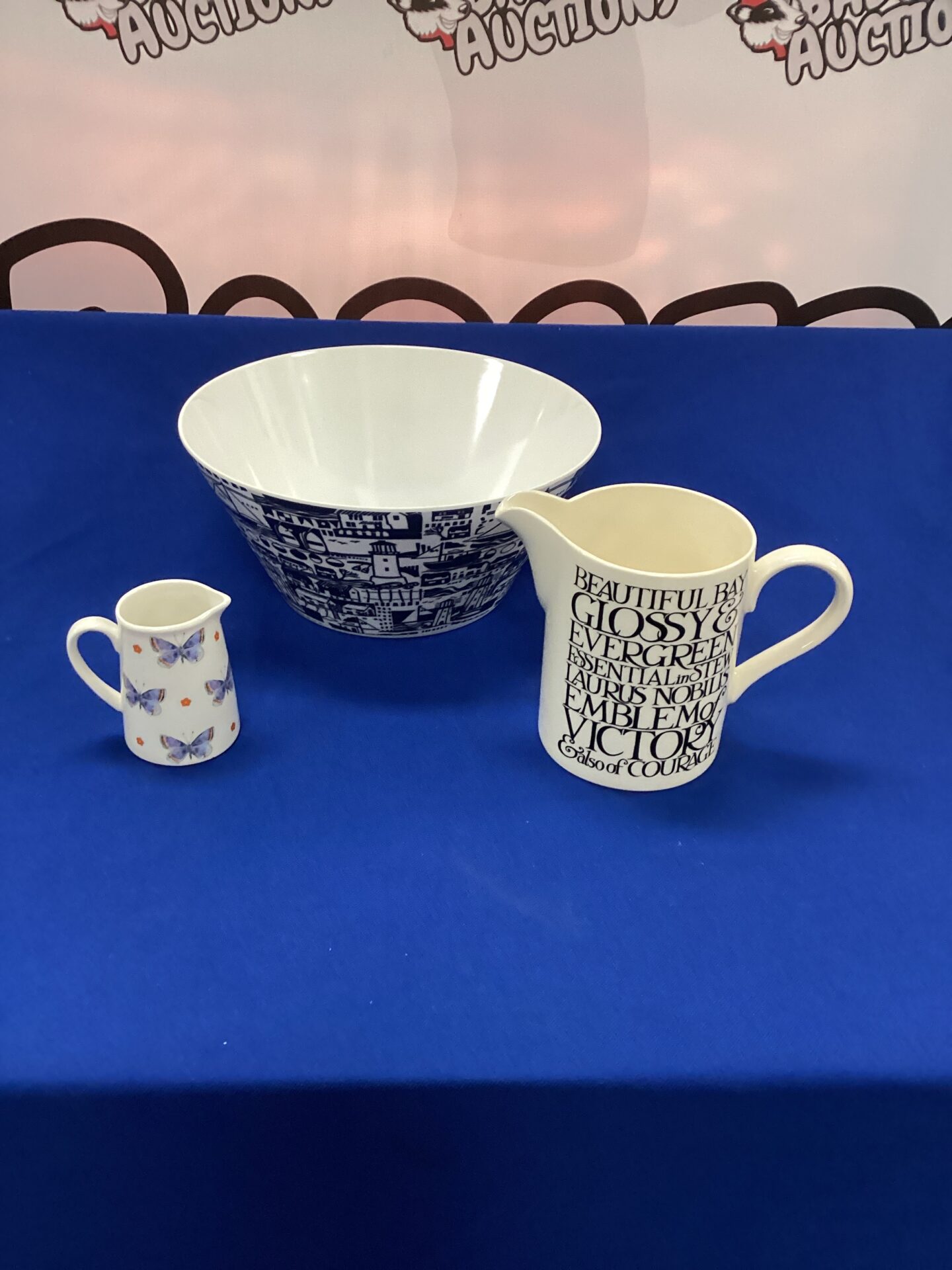 368 Three Kitchen items inc Emma Bridgewater Jug