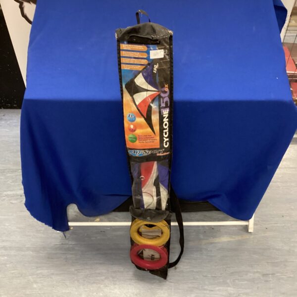 Air Sport Cyclone 150 GX kite in original packaging.