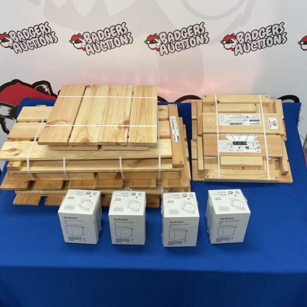 New IKEA storage boxes and containers in original packaging.