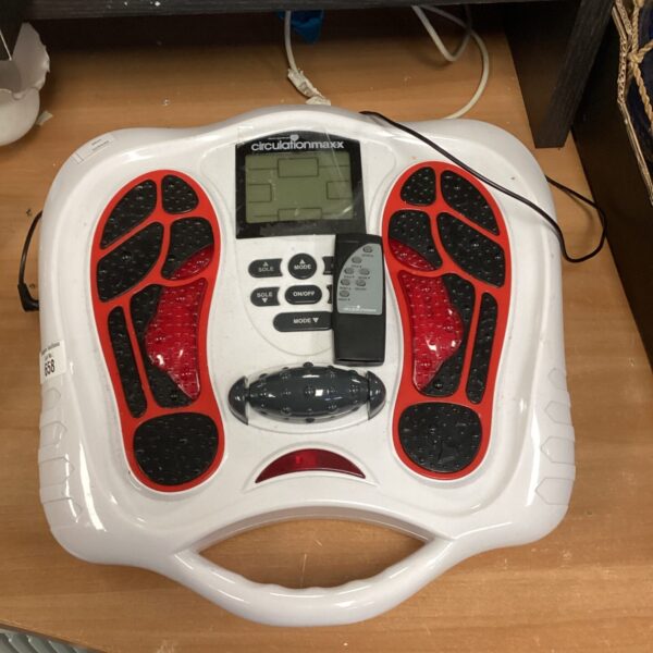 Circulation Maxx machine for foot stimulation and relaxation.