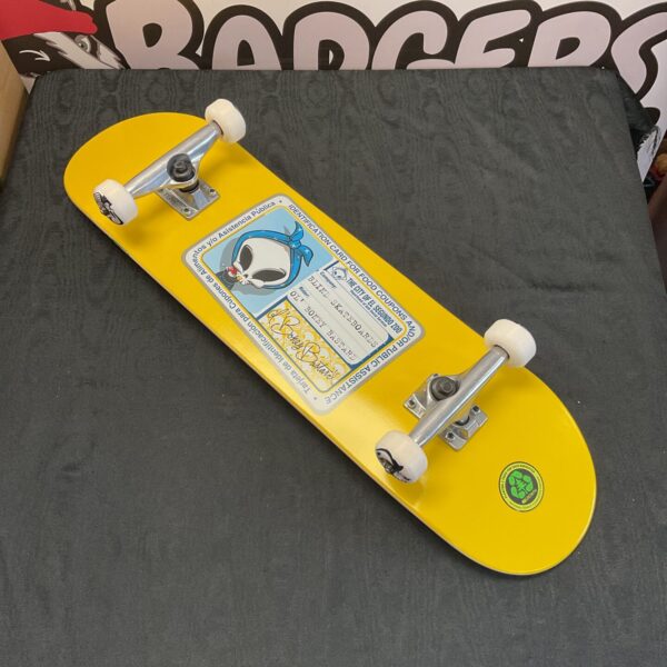 Used Blind Boney Old Bastard skateboard with tensor trucks.