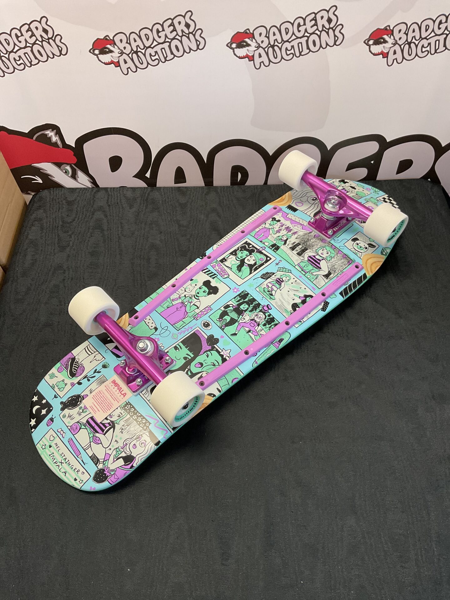 008 New impala mel stringer cruiser skateboard with tensor trucks