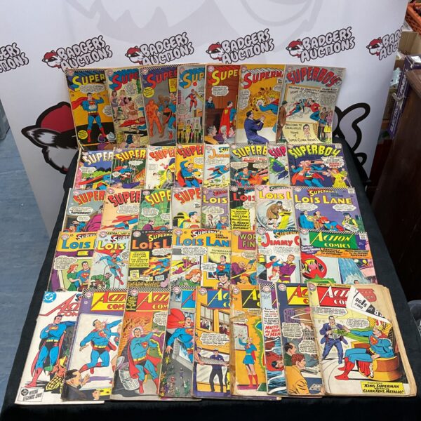 Vintage DC Superman comics lot from the 1970s and 1980s.