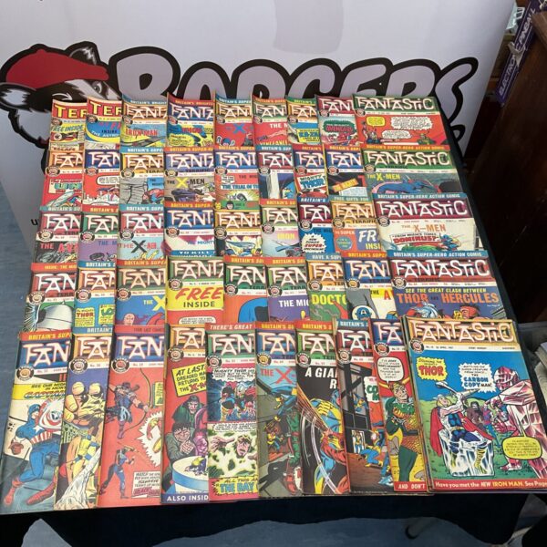 Vintage 1960s Marvel comics lot featuring Thor and Captain America.