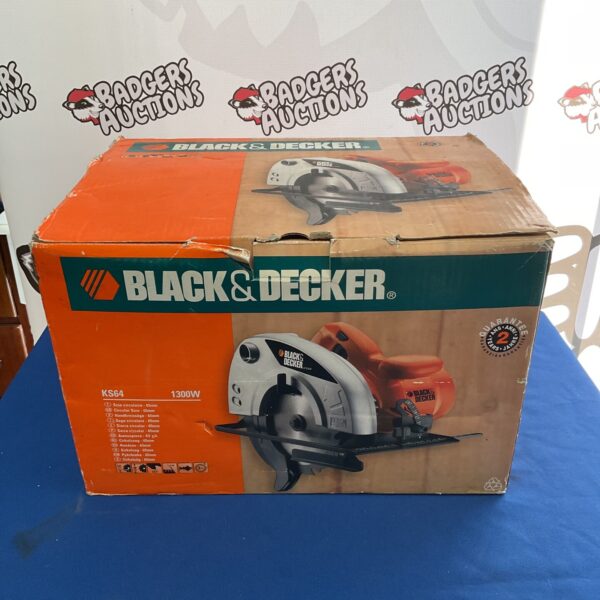 Black & Decker KS64 circular saw in auction condition.