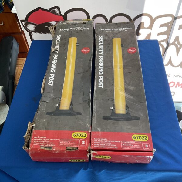 Home Protector security parking post, model 6722, for driveway protection.