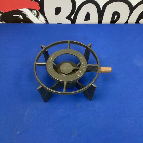 Vintage Cousances fondue burner for tabletop use.