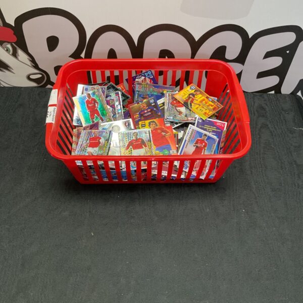 Large lot of Panini Match Attax football trading cards.