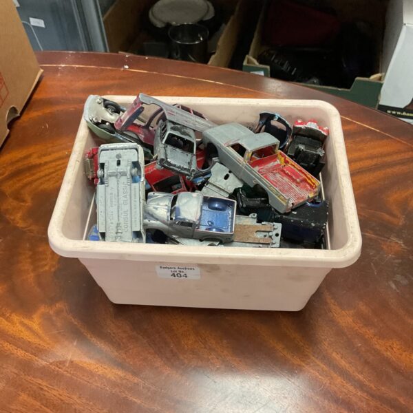 Mixed lot of vintage diecast models including Dinky and Triang parts.