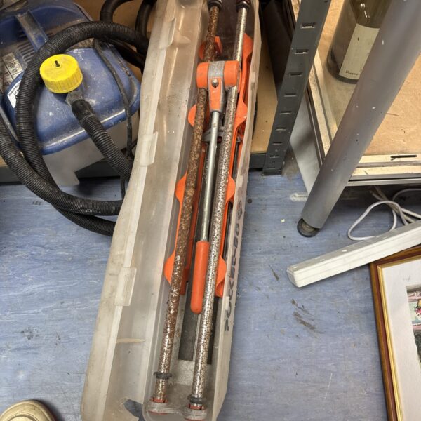 Used Rubi Pocket-50 tile cutter for ceramic and porcelain tiles.