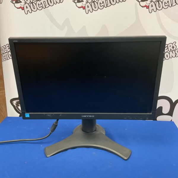 Hanns-g computer monitor, LCD screen for desktop use.