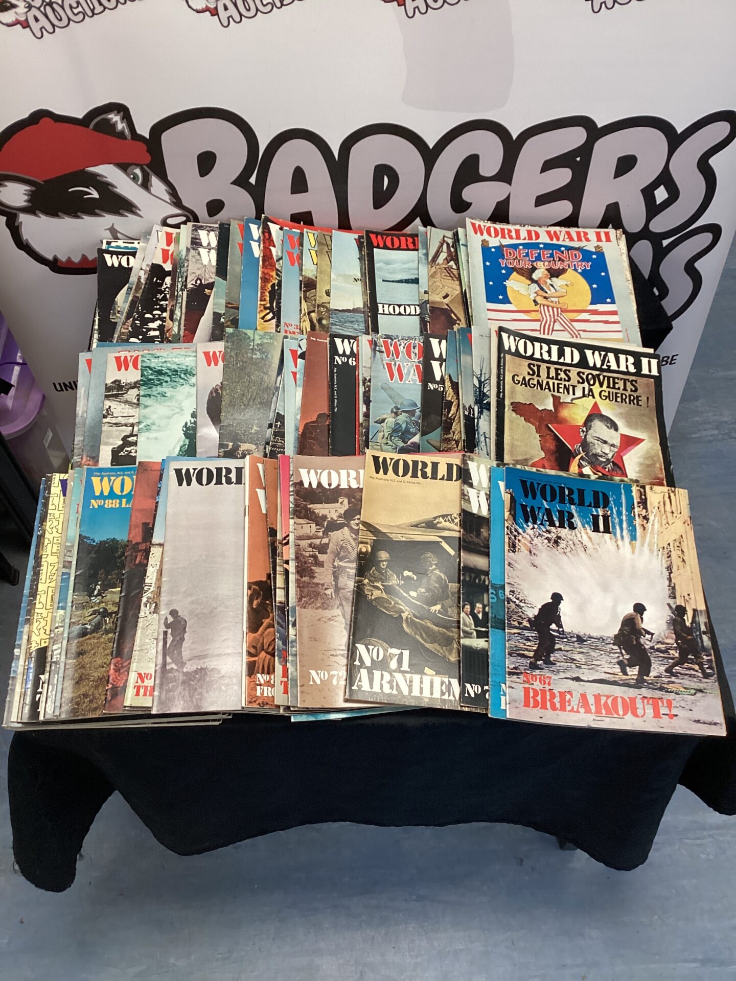 495 Collection of World War II magazines