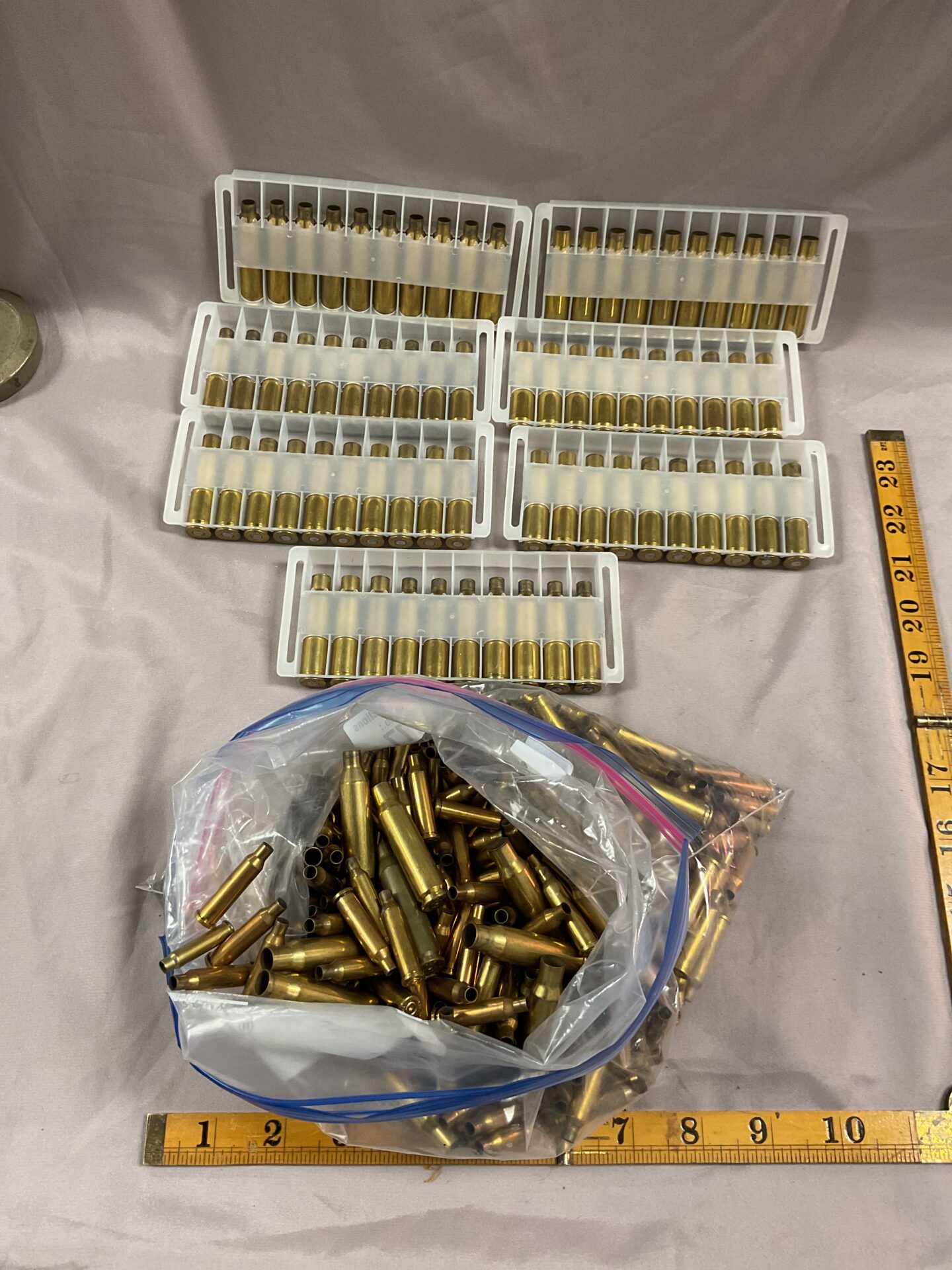 777 Large Quantity of Spent brass Bullets