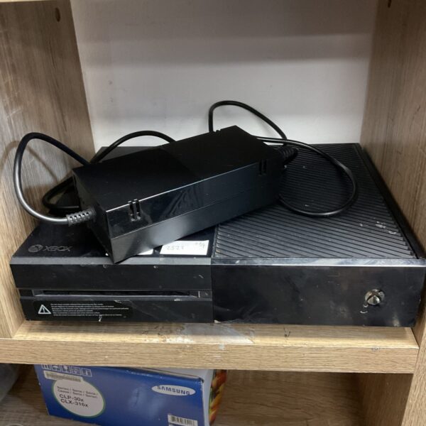 Microsoft Xbox One console with power supply included.
