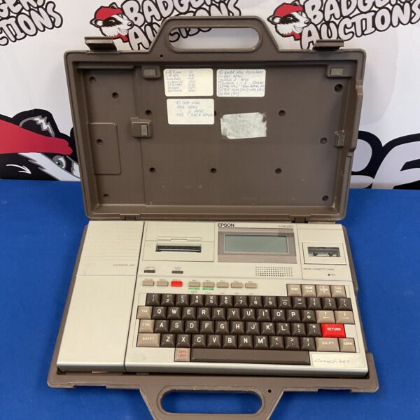 Vintage Epson HX-20 portable computer with printer.