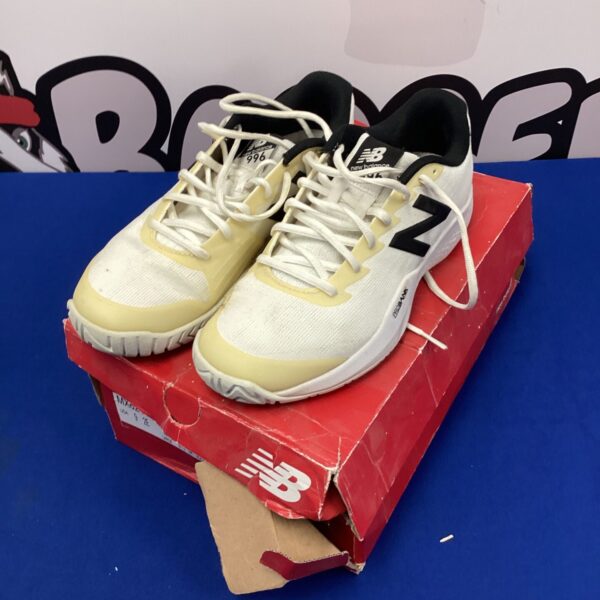 New Balance Pro Bank trainers size 8.5, vintage athletic shoes.