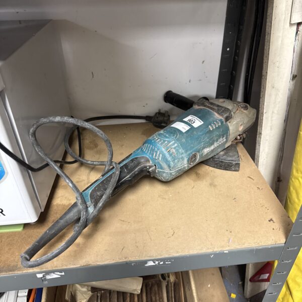 Large Makita angle grinder, a powerful metalworking tool.