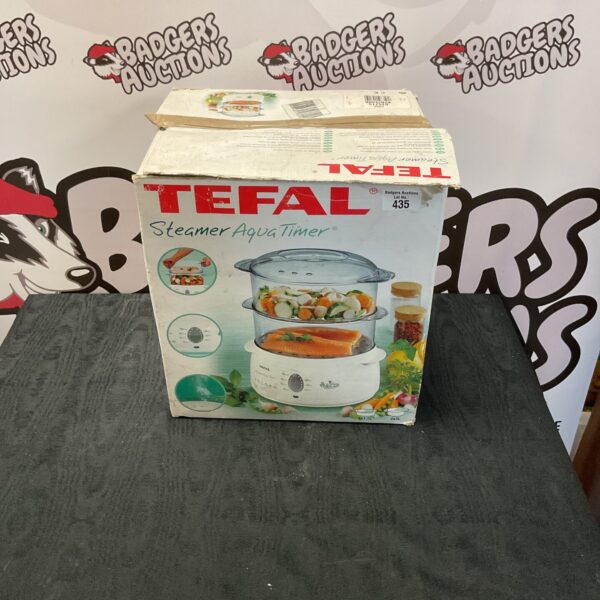 Tefal Aqua Timer steamer, a kitchen appliance for healthy cooking.