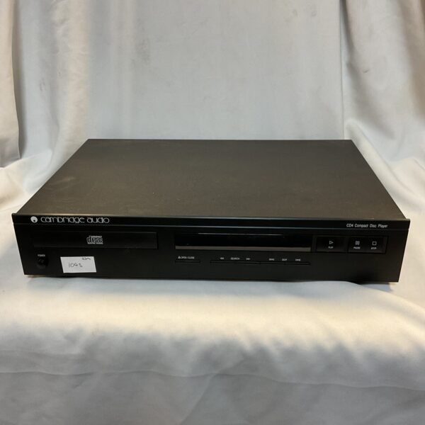 Vintage Cambridge Audio CD4 compact disc player in silver finish.