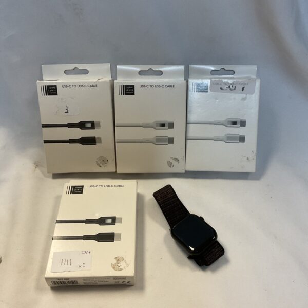 John Lewis USB-C cable lot of four in packaging.