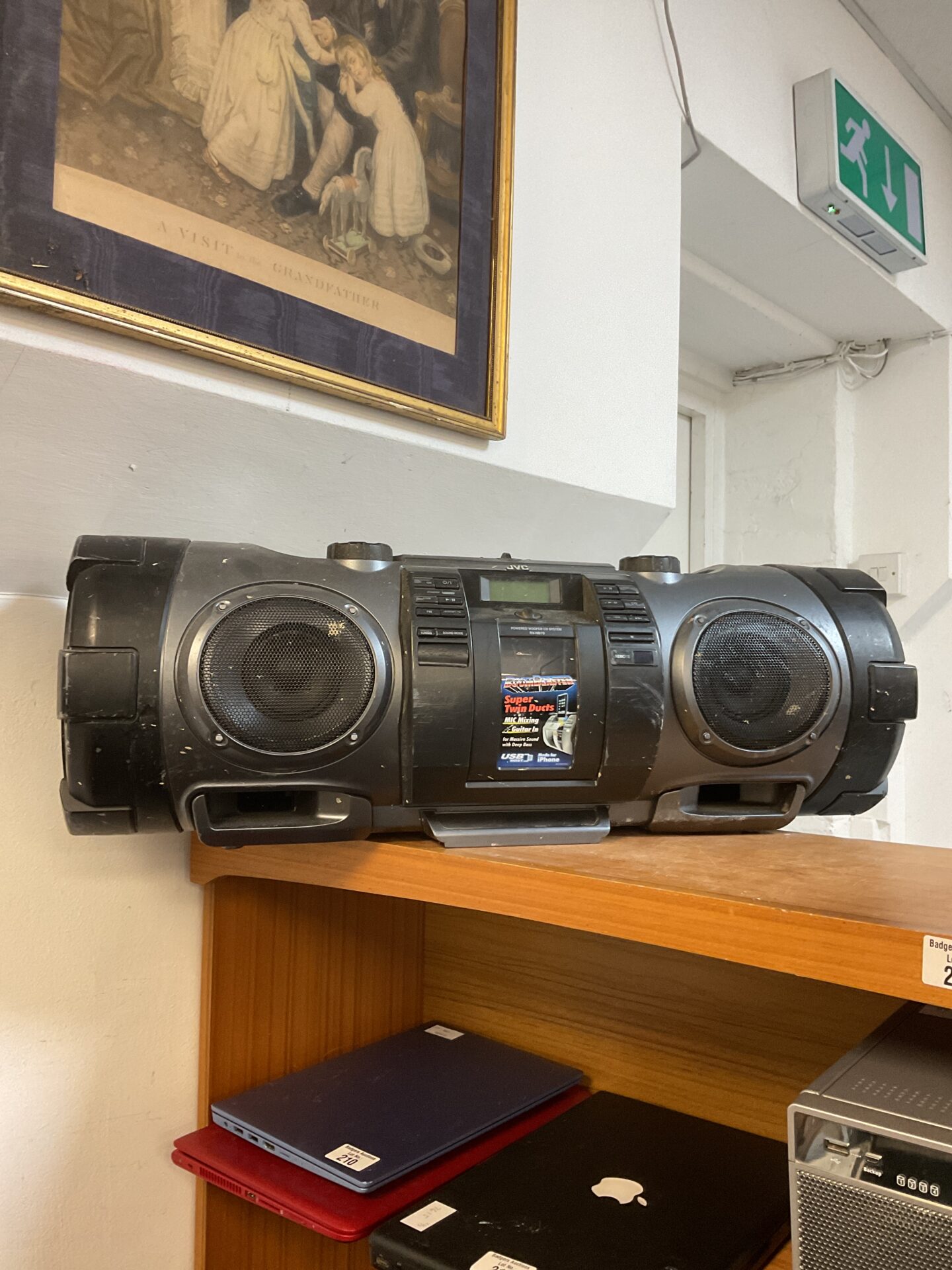 206 Jvc rv-nb70 cd radio boombox