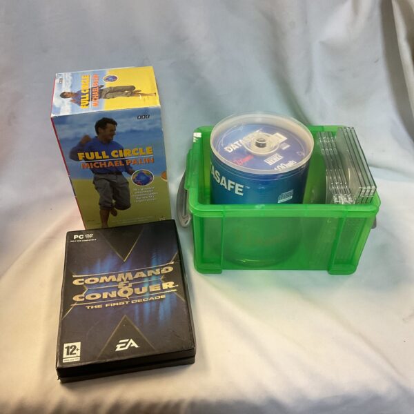 Command & Conquer PC game with box of blank CDs