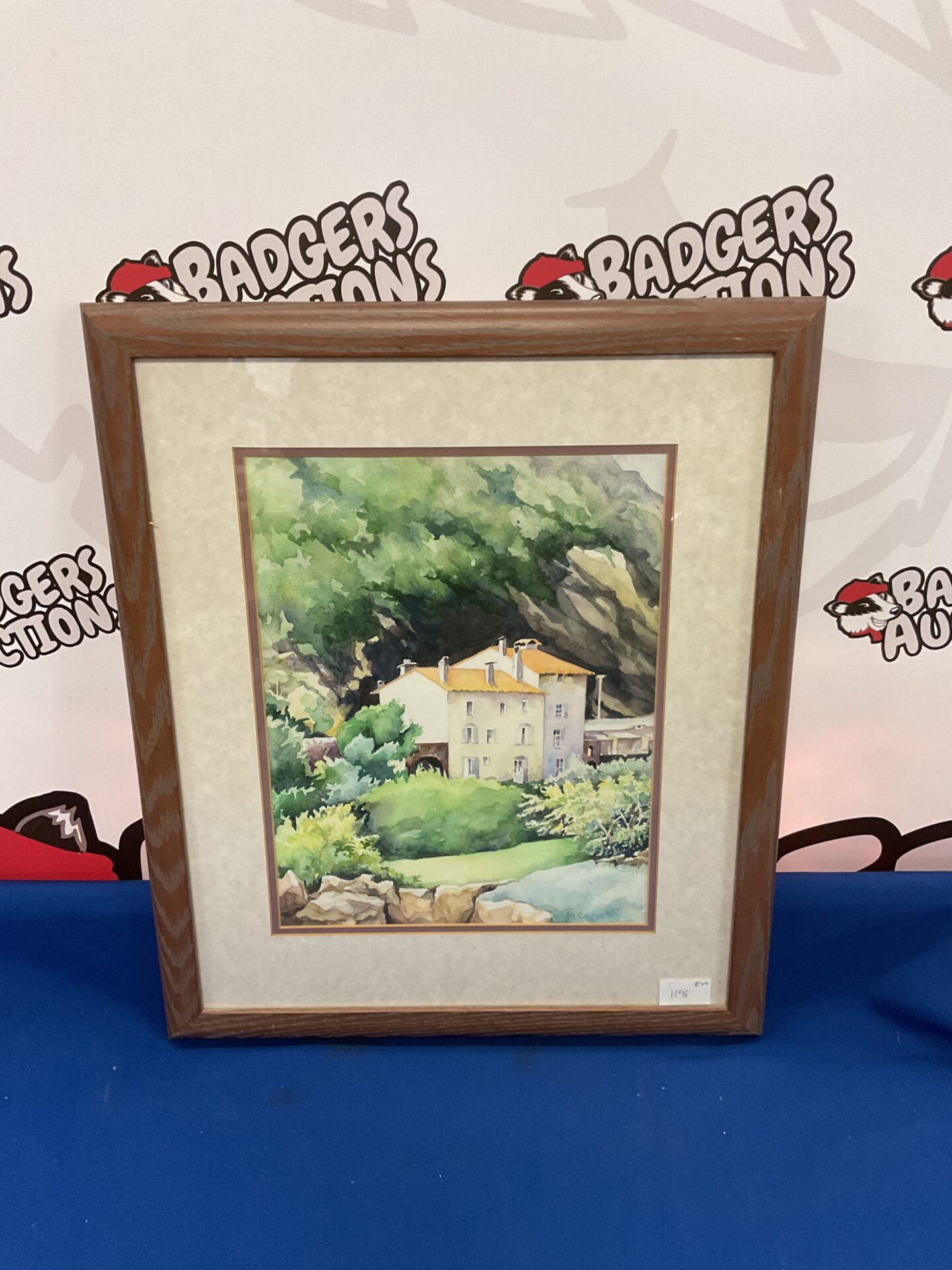 715 Maureen carveley watercolour of a coutry house