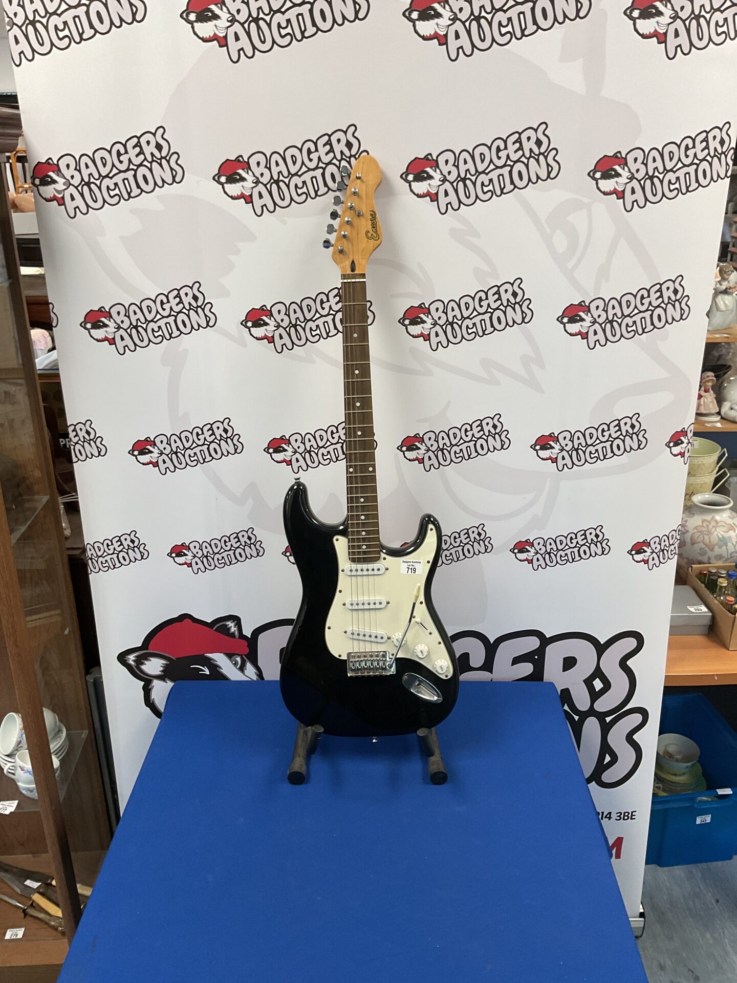 719 Black encore electric guitar