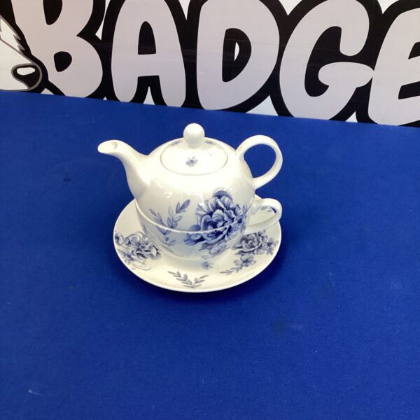 Vintage Whittard of Chelsea tea for one set with floral design.